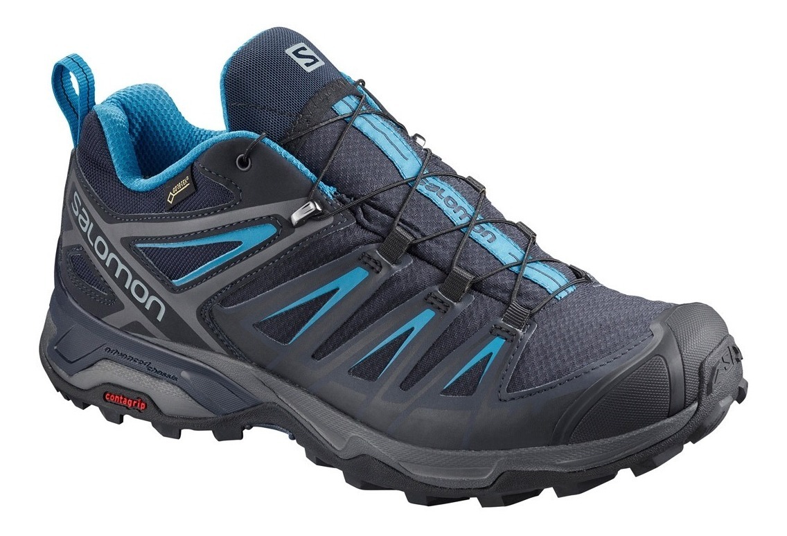 Tenis Salomon Hombre Senderismo X Ultra 3 Gtx Running Azul Tenis Salomon Hombre Senderismo X Ultra 3 Gtx Running Azul