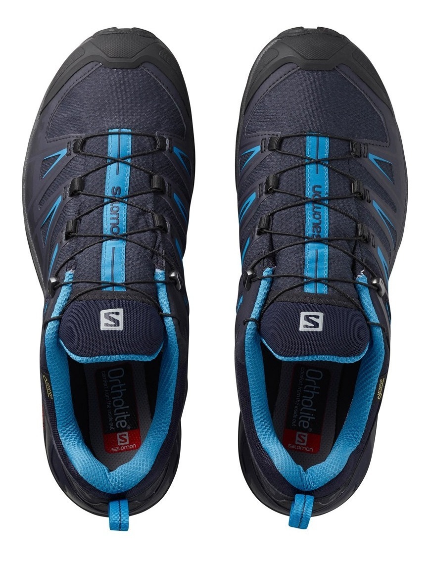 Tenis Salomon Hombre Senderismo X Ultra 3 Gtx Running Azul Tenis Salomon Hombre Senderismo X Ultra 3 Gtx Running Azul