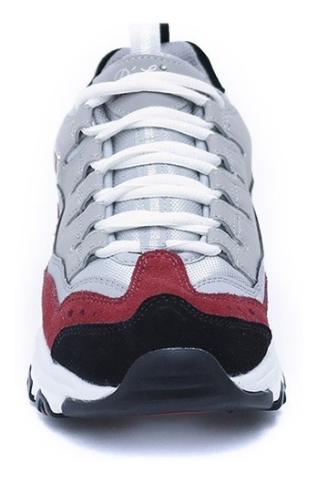 skechers d'lites hombre gris
