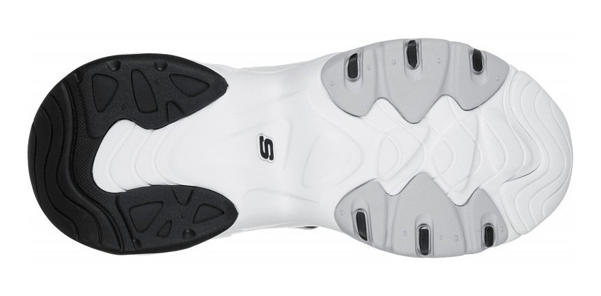 skechers d'lites plata