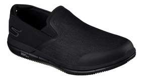 skechers go step hombre negro