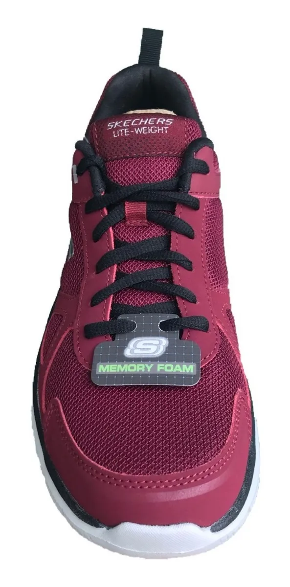 tenis skechers hombre rosas