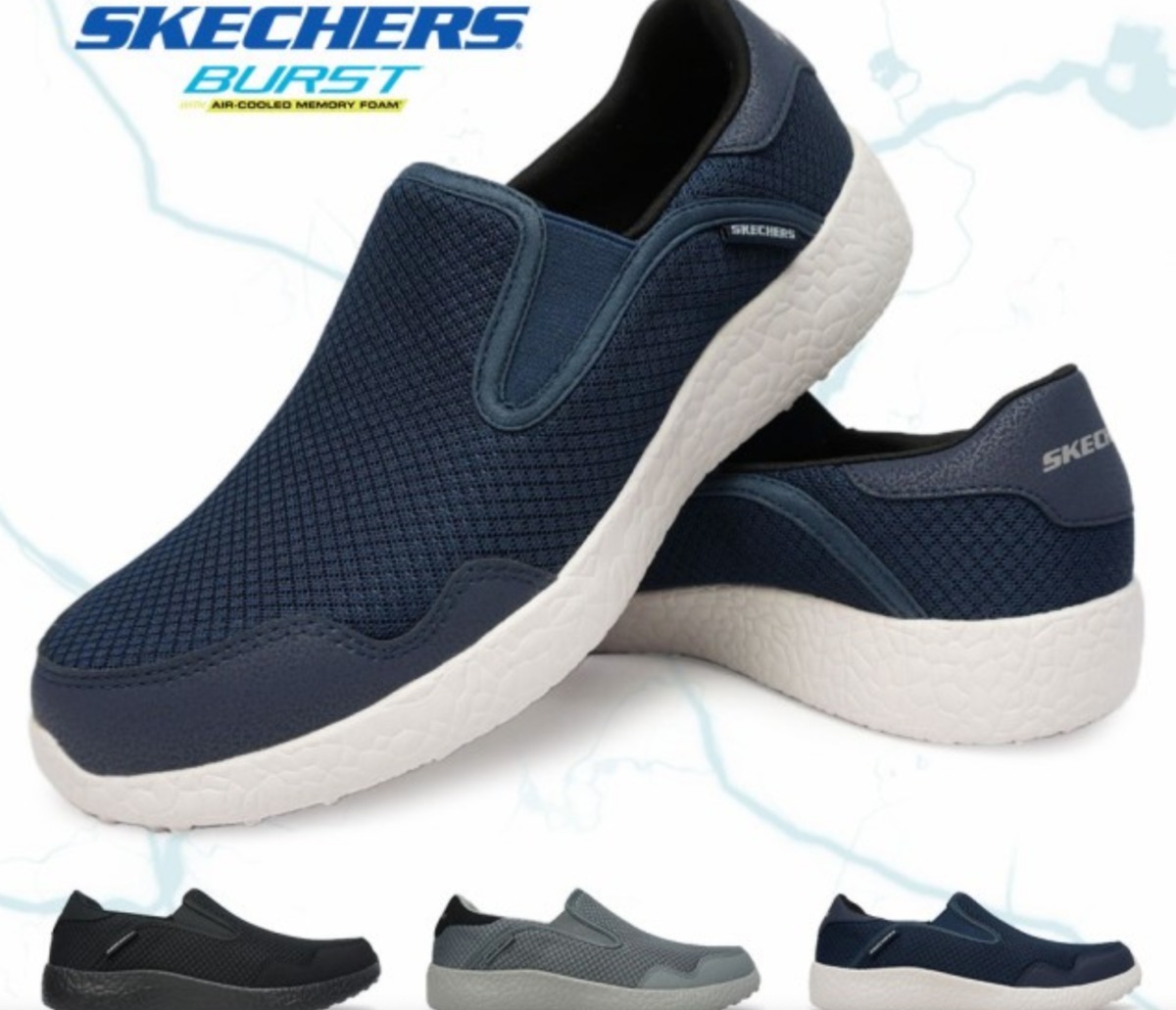 Tenis Skechers Memory Foam Hombre 52112 $ 1,150.00 en Tenis Skechers Memory Foam Hombre 52112 $ 1,150.00 en