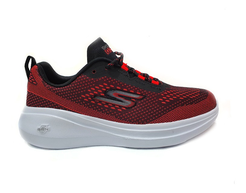 skechers lace up sneakers mujer naranja
