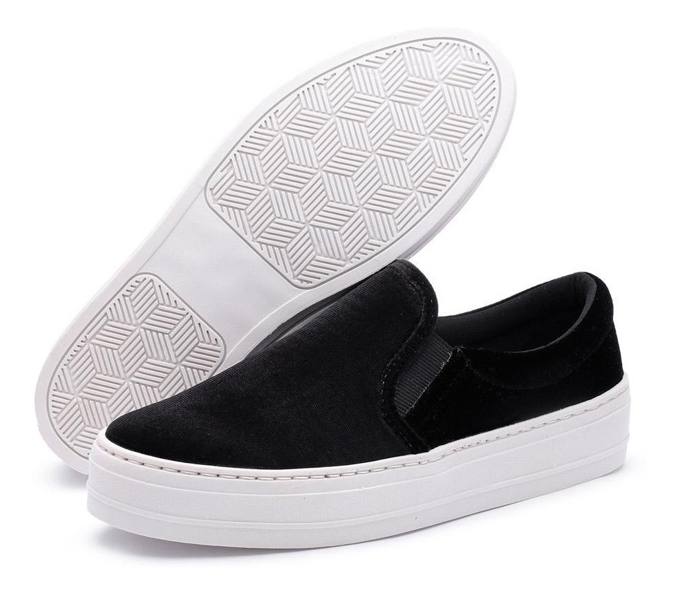 slip on feminino flatform