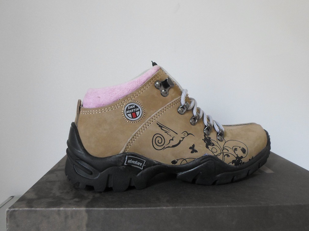 Tenis Tipo Botinha Adventure Trilha Couro Legitimo Numero 39 - R$ 135,00 em Mercado Livre