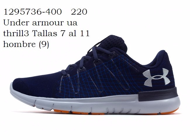 tênis under armour thrill 3 masculino