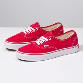 vans rojos para mujer