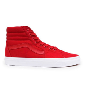 vans bota rojos