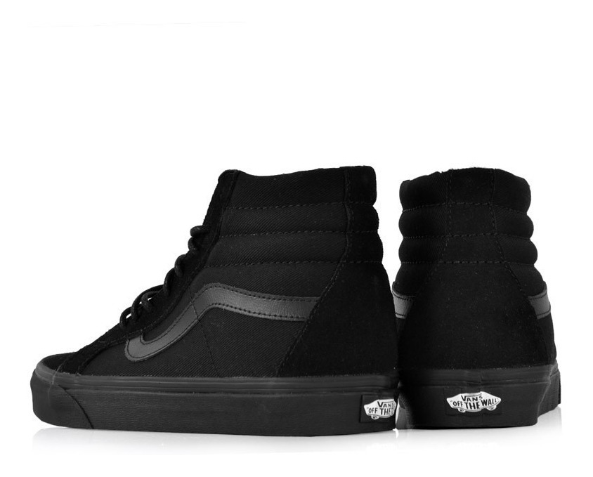 vans bota negro