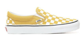 vans de cuadros amarillos