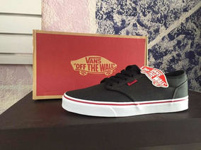 vans suela altas rojas