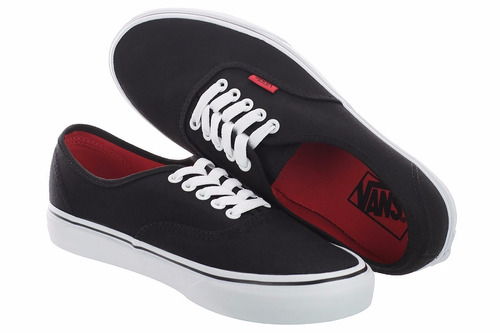 Tenis Vans Negros Con Rojo Para Mujer - $ 699.00 en Mercado Libre