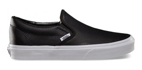 tenis vans negros de piel Online 