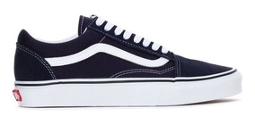 tenis vans azul marino mujer