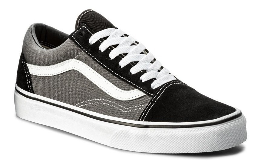 vans negro y gris