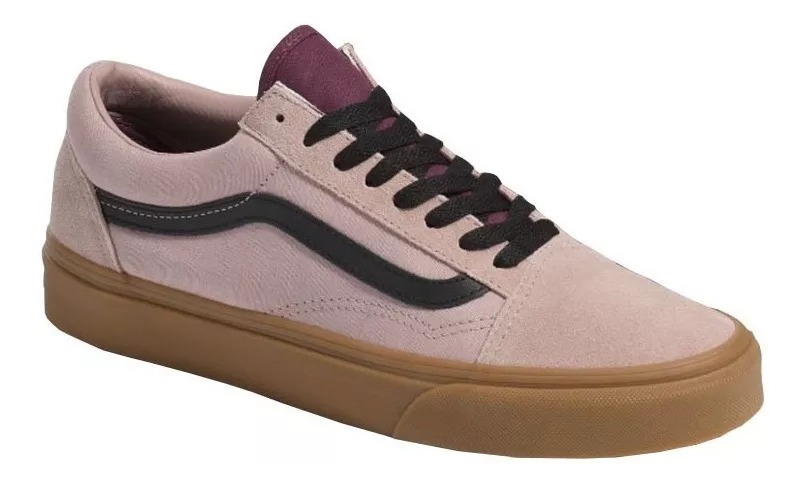 vans rosas hombre