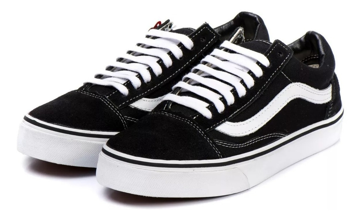 vans preto e branco mercado livre