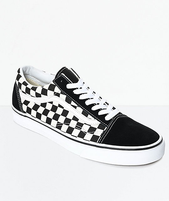 vans old skool quadriculado