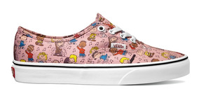 vans snoopy rosas