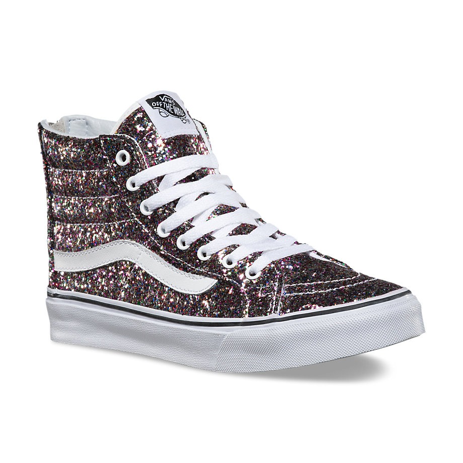 vans con brillos para mujer