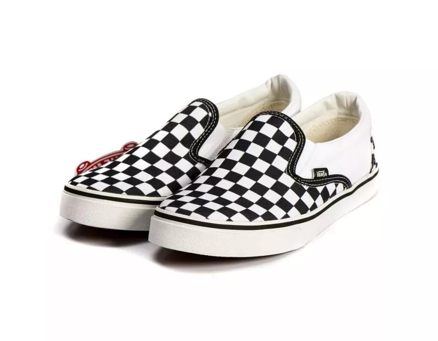 tenis vans slip on quadriculado