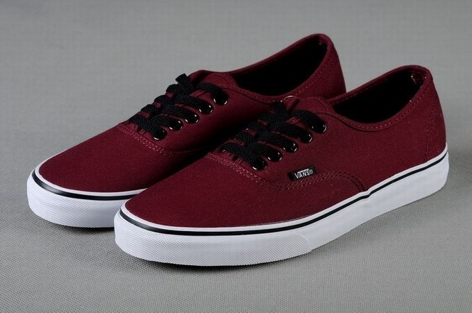 tenis vans tintos mujer