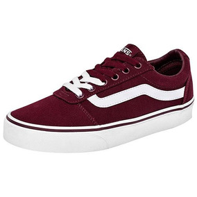 vans color vino para hombre