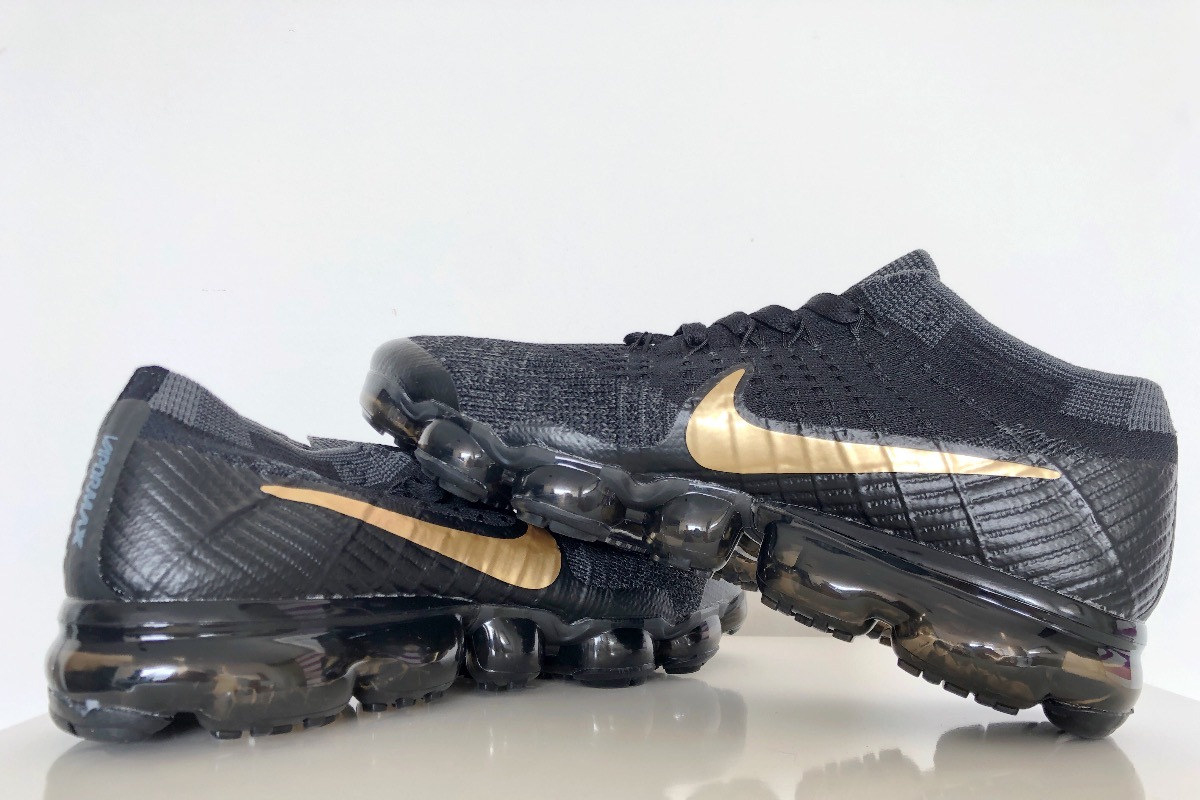 Vapormax Negra Con Dorado Shop -