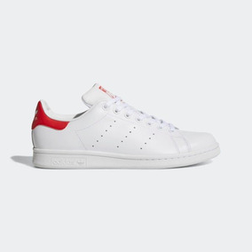 Tenis Zapatilla adidas Stan Smith Blanco Rojo Talla Us8 40.5 Tenis Zapatilla adidas Stan Smith Blanco Rojo Talla Us8 40.5