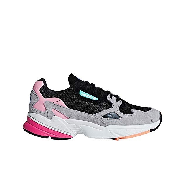Tenis Zapatillas adidas Falcon Negra Rosada Mujer Envio Grt Tenis Zapatillas adidas Falcon Negra Rosada Mujer Envio Grt