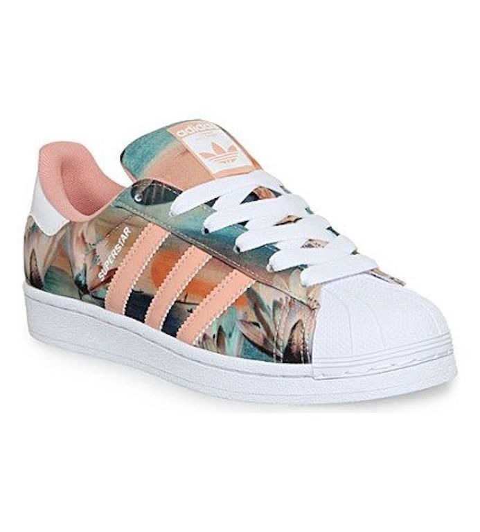 tenis adidas flores mujer