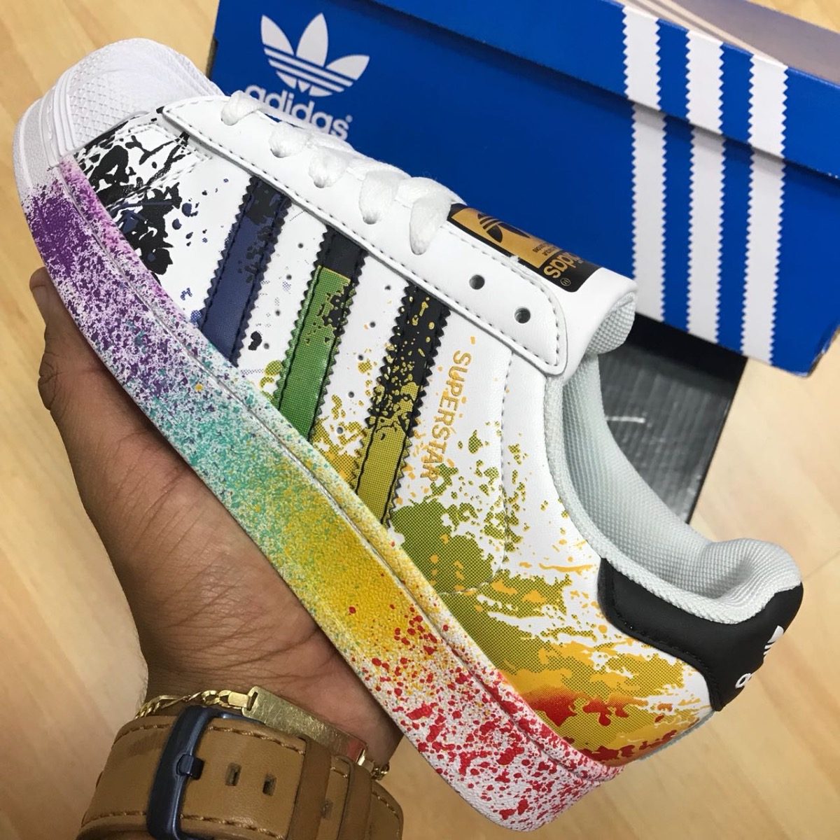 Najboljsa Vrednost Prave Cevlje Nova Zasnova Adidas Superstar Multicolor Wordstakingflight Com