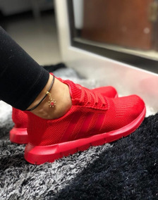 tenis rojos dama adidas