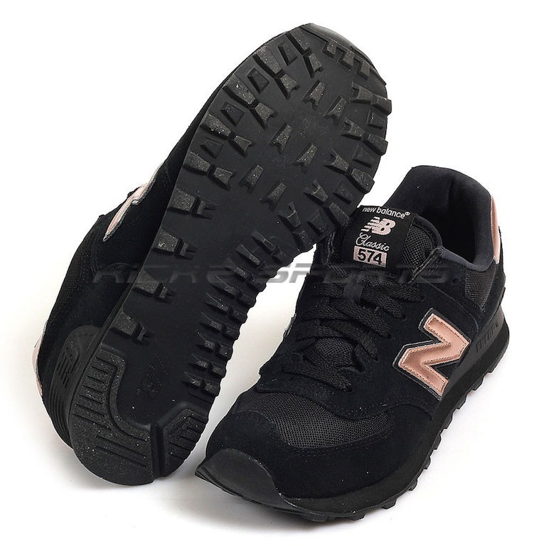 new balance mujer negras y doradas