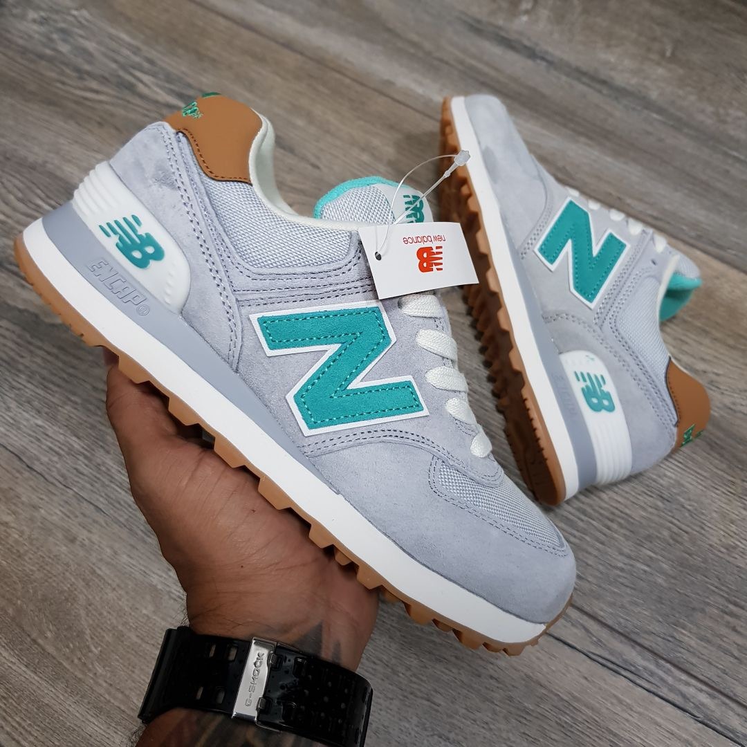 new balance mujer gris y verde