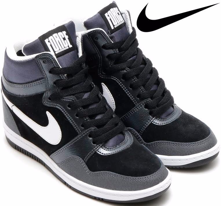 Venta > tenis nike de tacon corrido para mujer > en stock