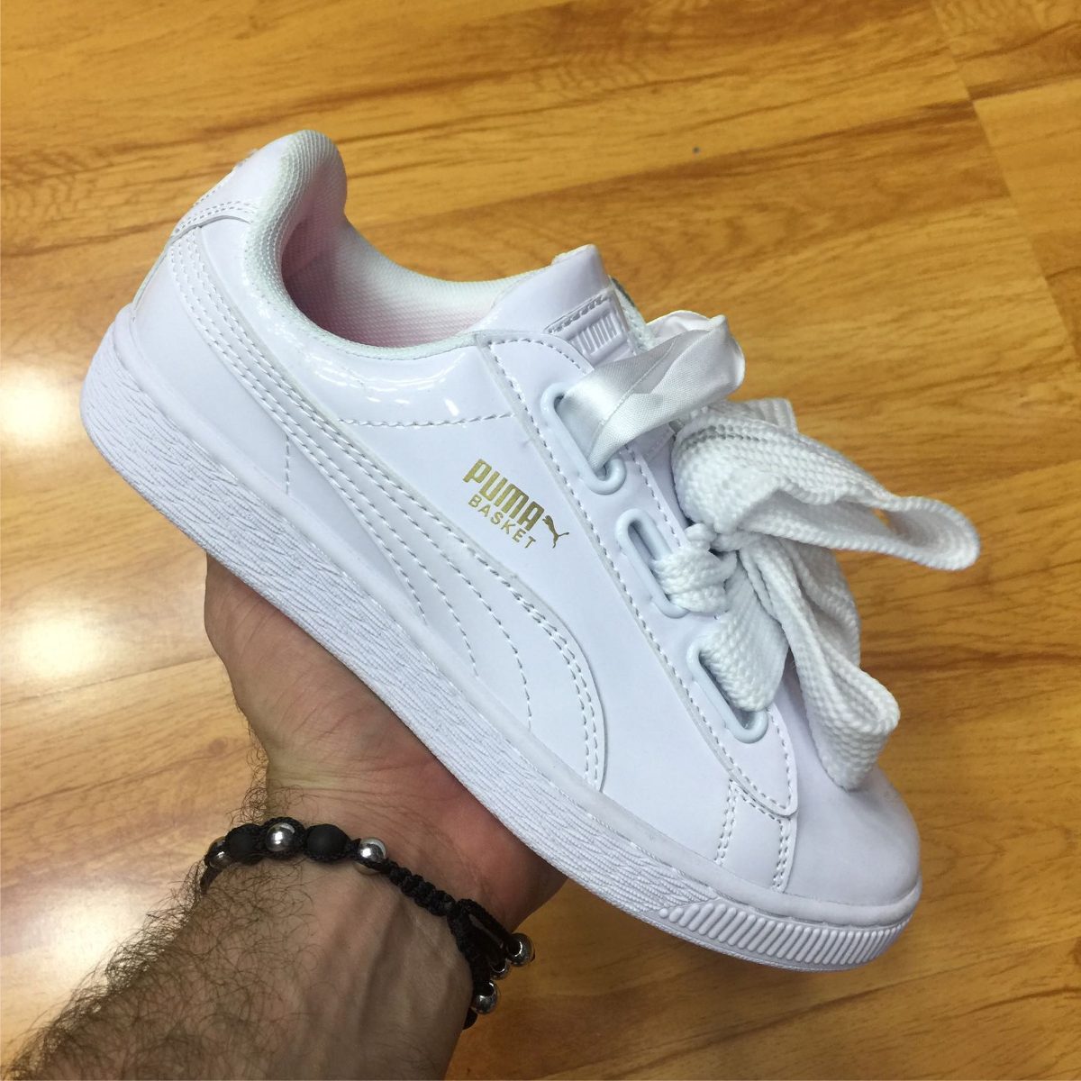 puma basket blancas mujer