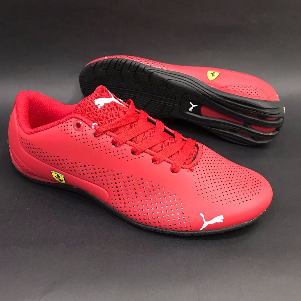 Tenis zapatillas Puma Ferrari roja para hombre