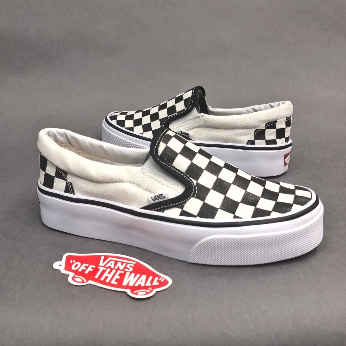 tenis vans cuadros para mujer