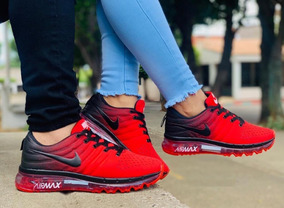 nike rojos para dama