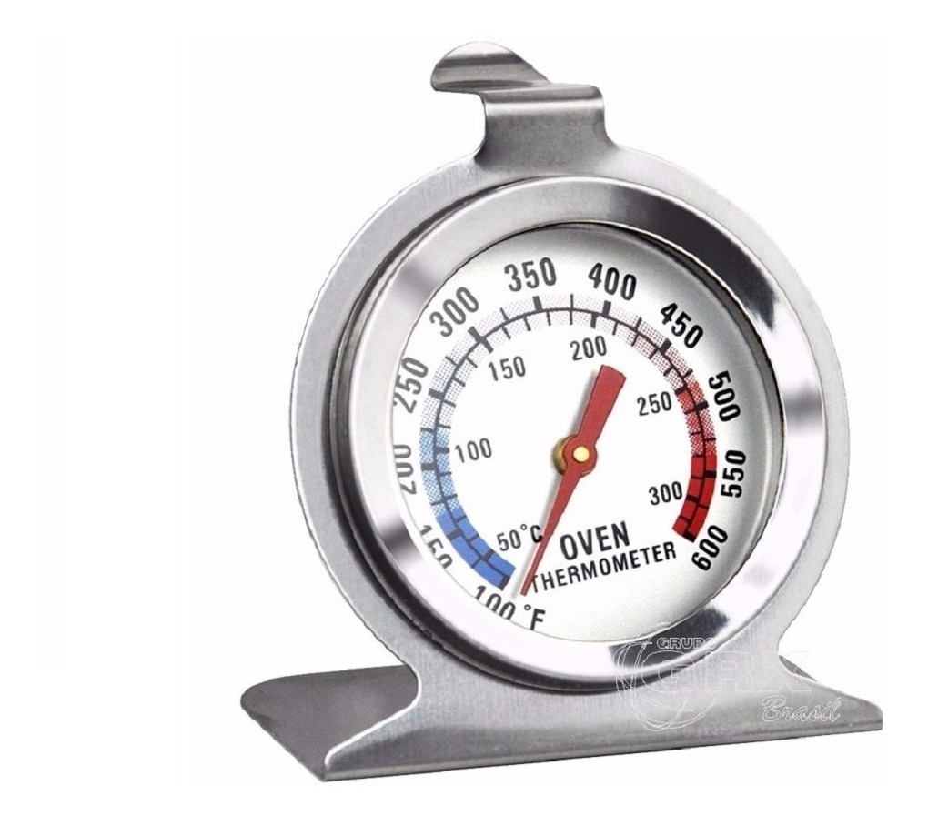 Termometro Analogico Forno 30-300° Alta Qualidade Inox - R$ 29,38 em Mercado Livre