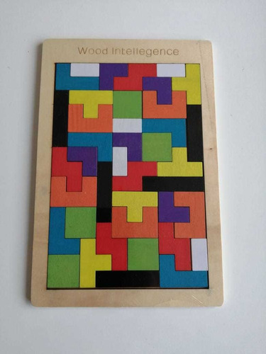 tetris en madera