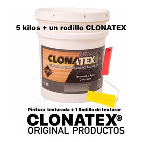 Texturado Para Bafles 5 Kilos + Rodillo De Texturar Clonatex