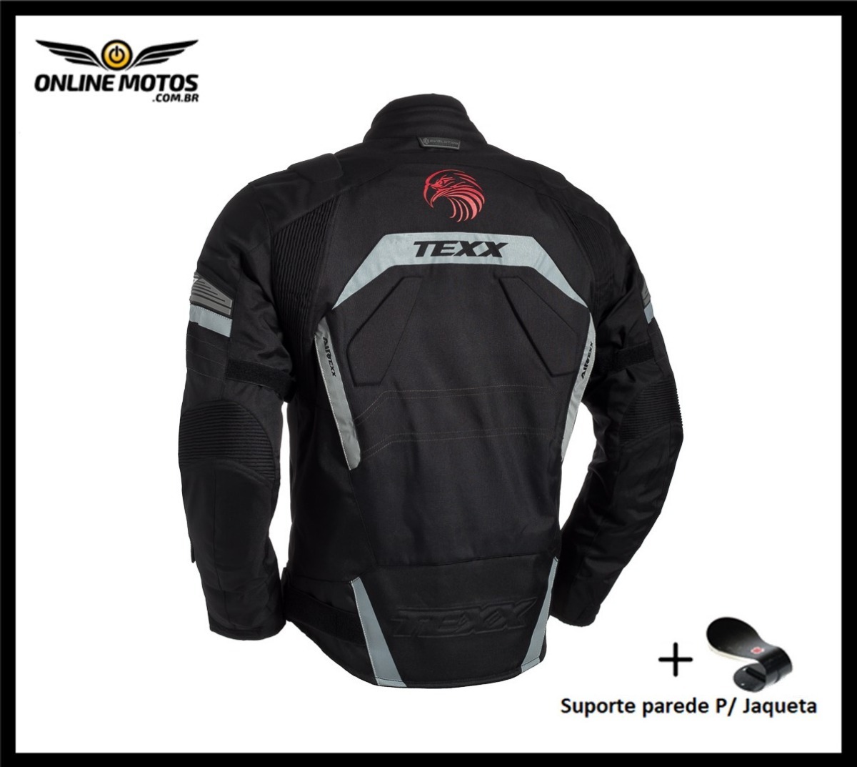 Texx Falcon Reloaded Jaqueta Poliéster Preta Tam:xl +brinde - R$ 741,90 em Mercado Livre