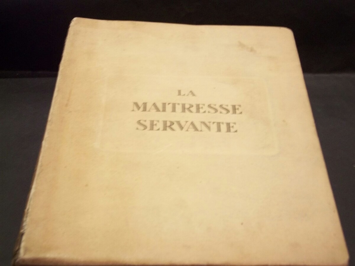 Tharaud Jerome Jean La Maitresse Servante Ilustrado 1924 60000 - 