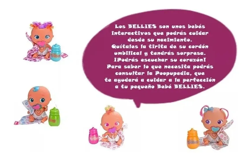 bebes interactivos bellies