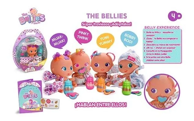 JUGUETERIA MICIELOAZUL | The Bellies - Muak Muak !! - Bebe Interactivo Original @ Mca - $ 7.150,00