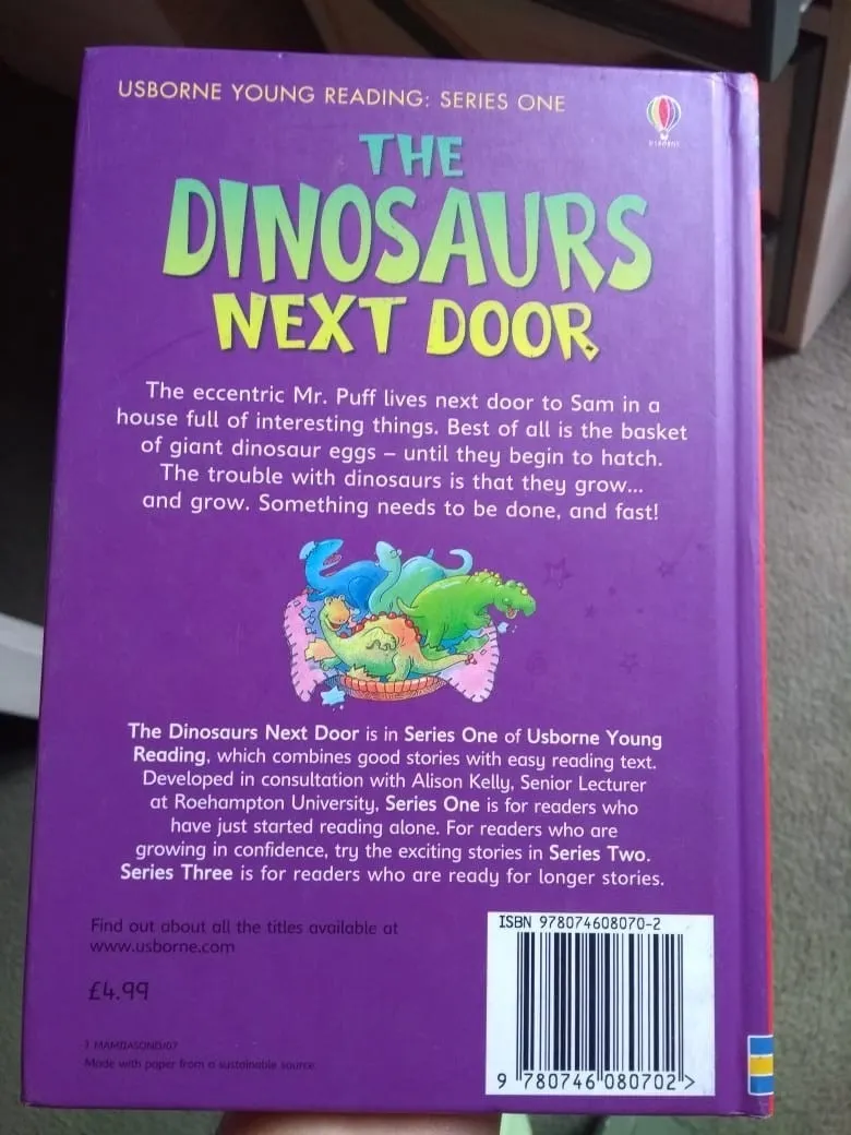 The Dinosaurs Next Door Usborne Young Reading 290 00