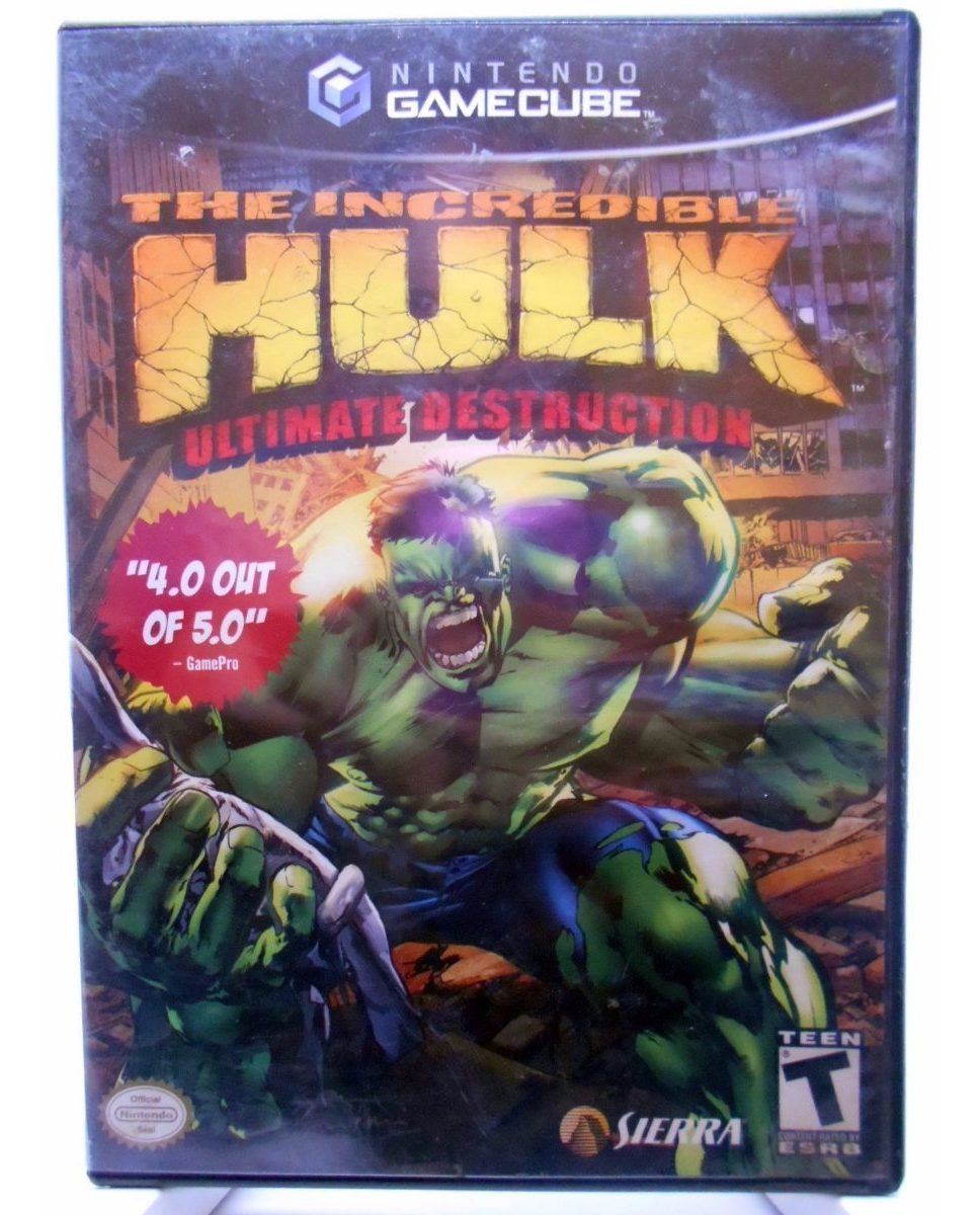 The Incredible Hulk Ultimate Destruction Nintendo Gamecube 